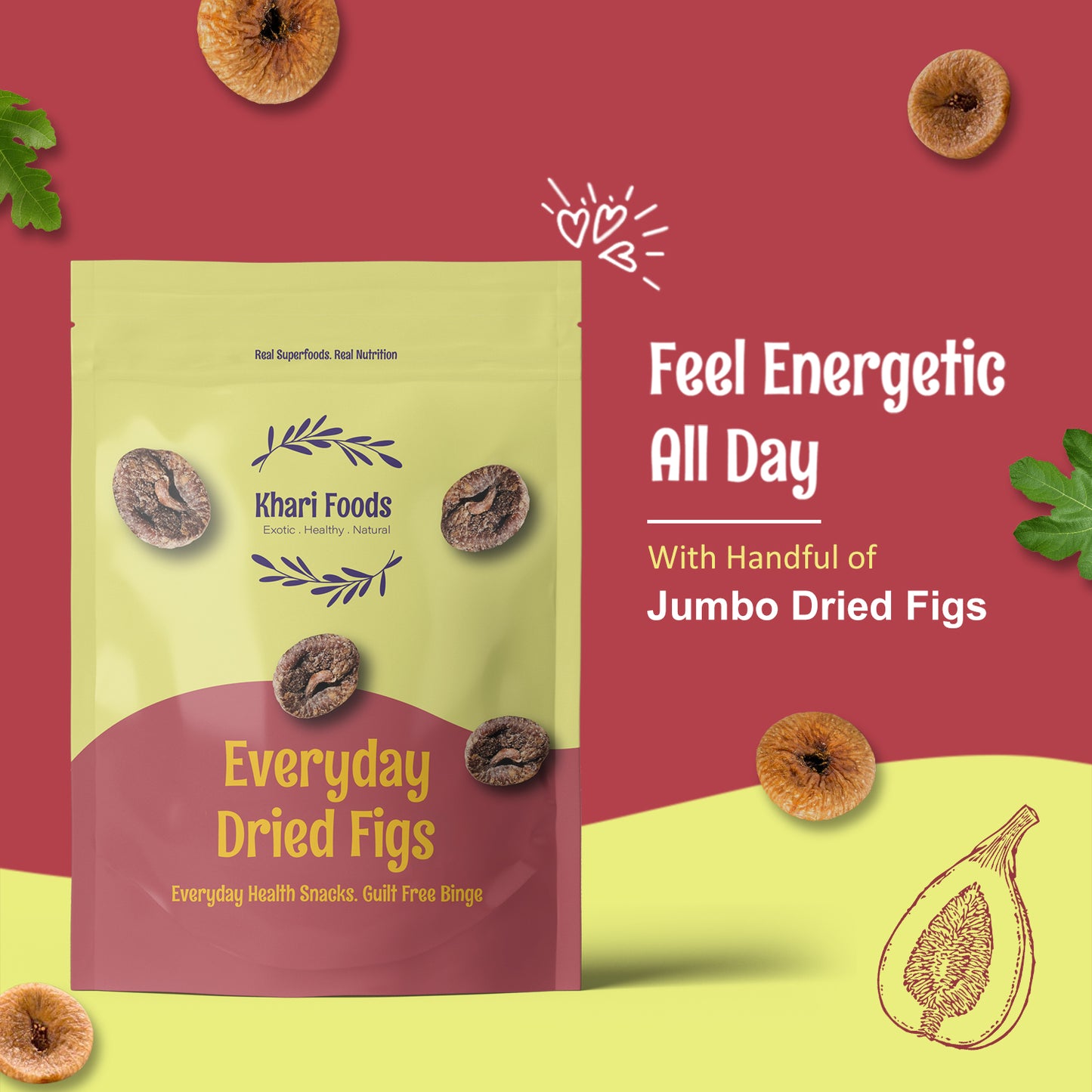 Everyday Premium Figs Anjeer (Vacuum Sealed)