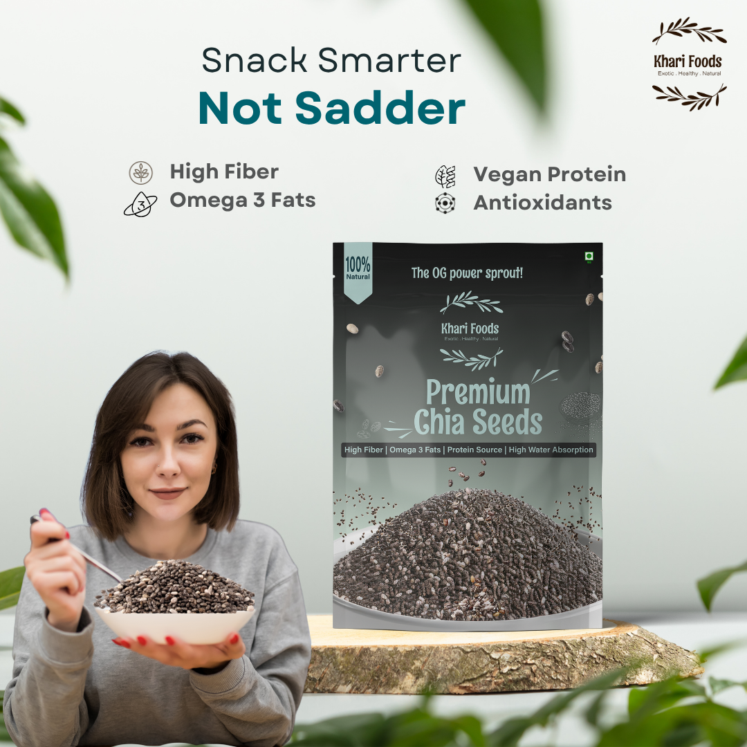Organic Chia Seeds, High Fibre