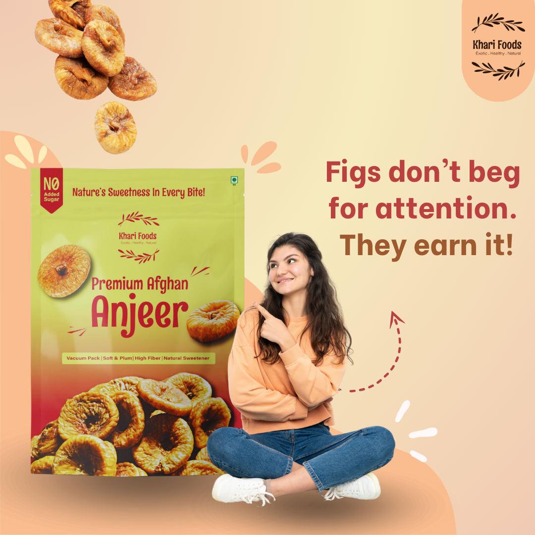 Premium Afghan Figs Anjeer (Vacuum Sealed)