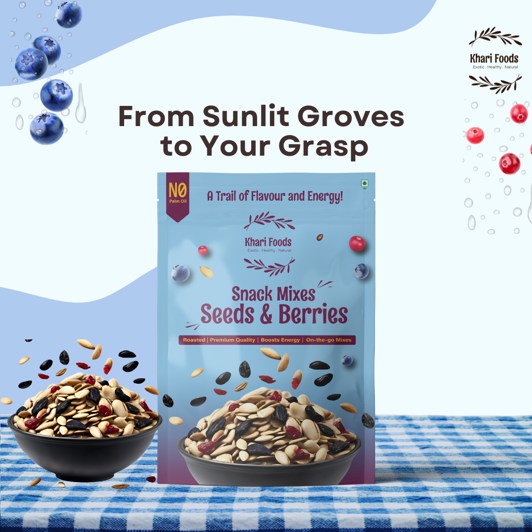 Seeds Berries Snack Mix, 6 in 1 Trail Mix