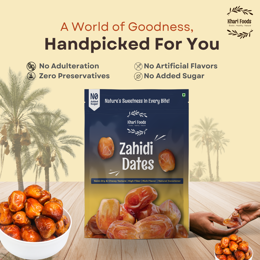 Dried Zahidi Dates
