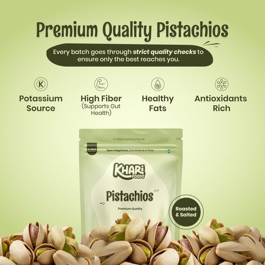 Premium Pistachios - Roasted & Salted