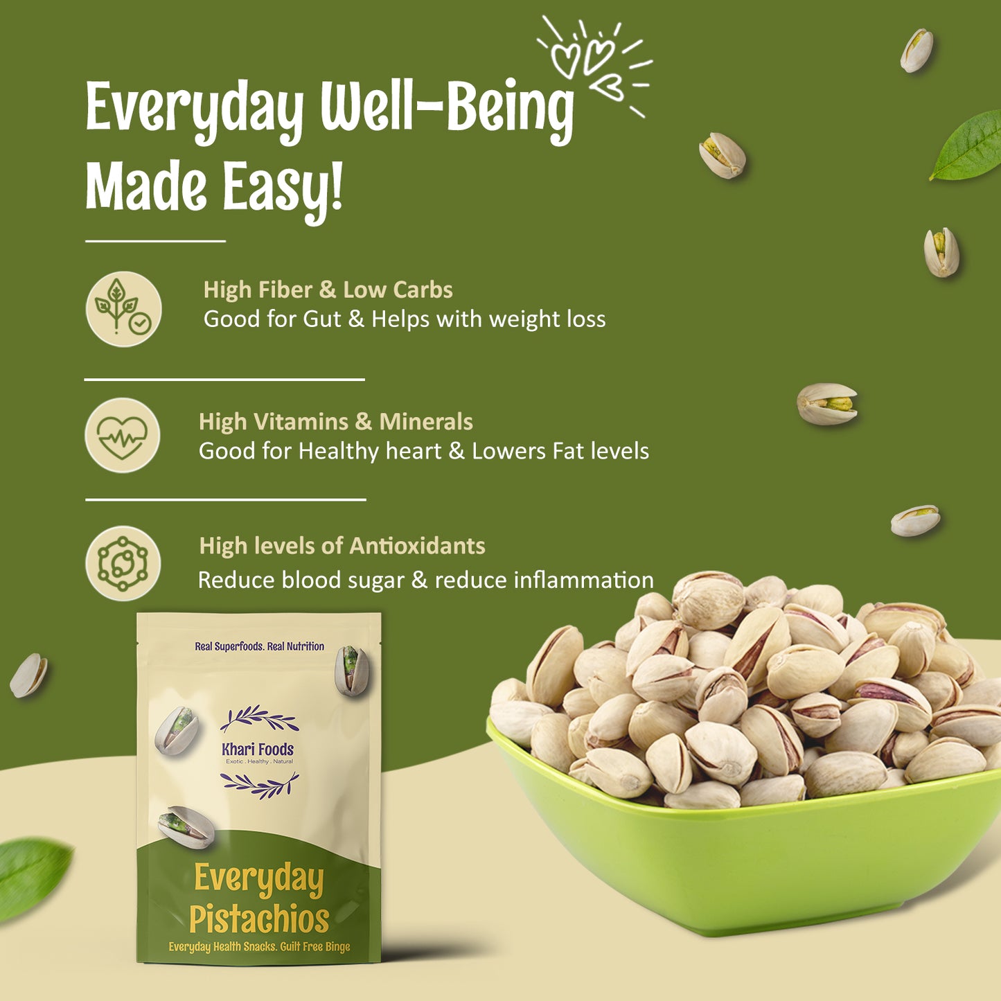 Salted Premium Pistachios Shelled