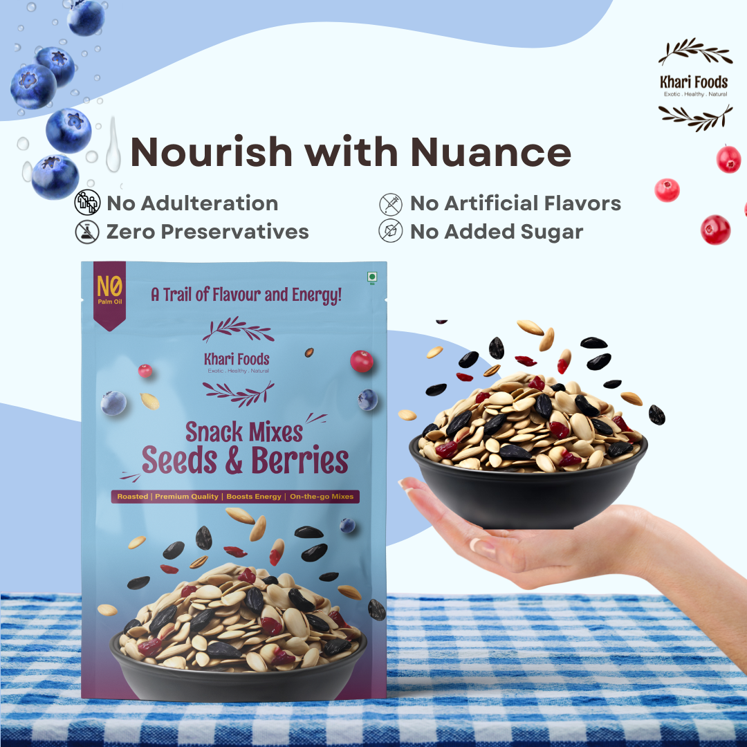 Seeds Berries Snack Mix, 6 in 1 Trail Mix