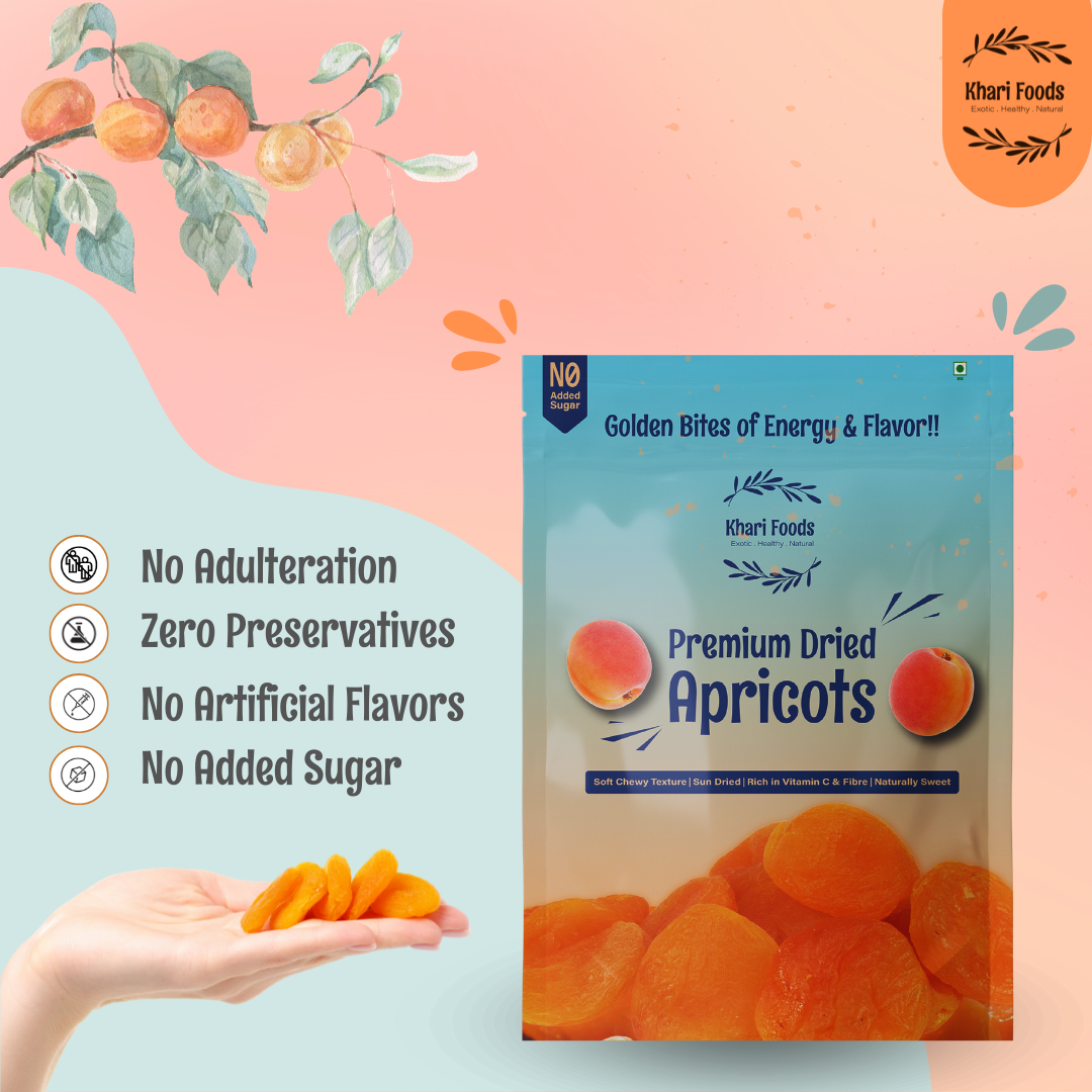 Premium Dried Apricots, Health Snacks