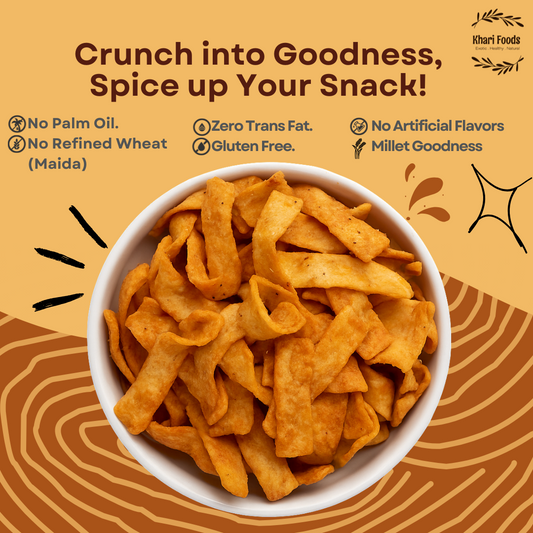 Oats Crispies 50g - Masala Flavour, No Palm Oil