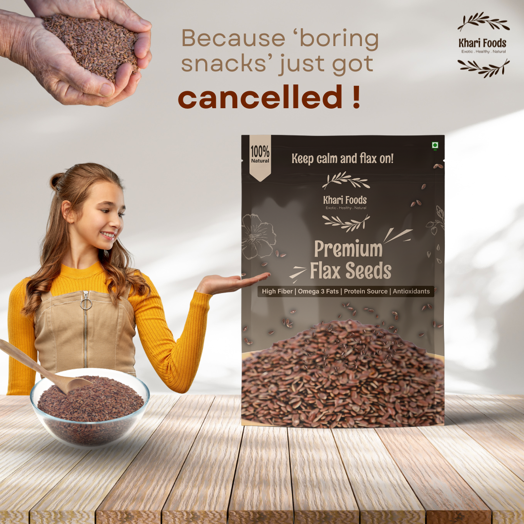 Organic Raw Flax Seeds, Alsi Beej