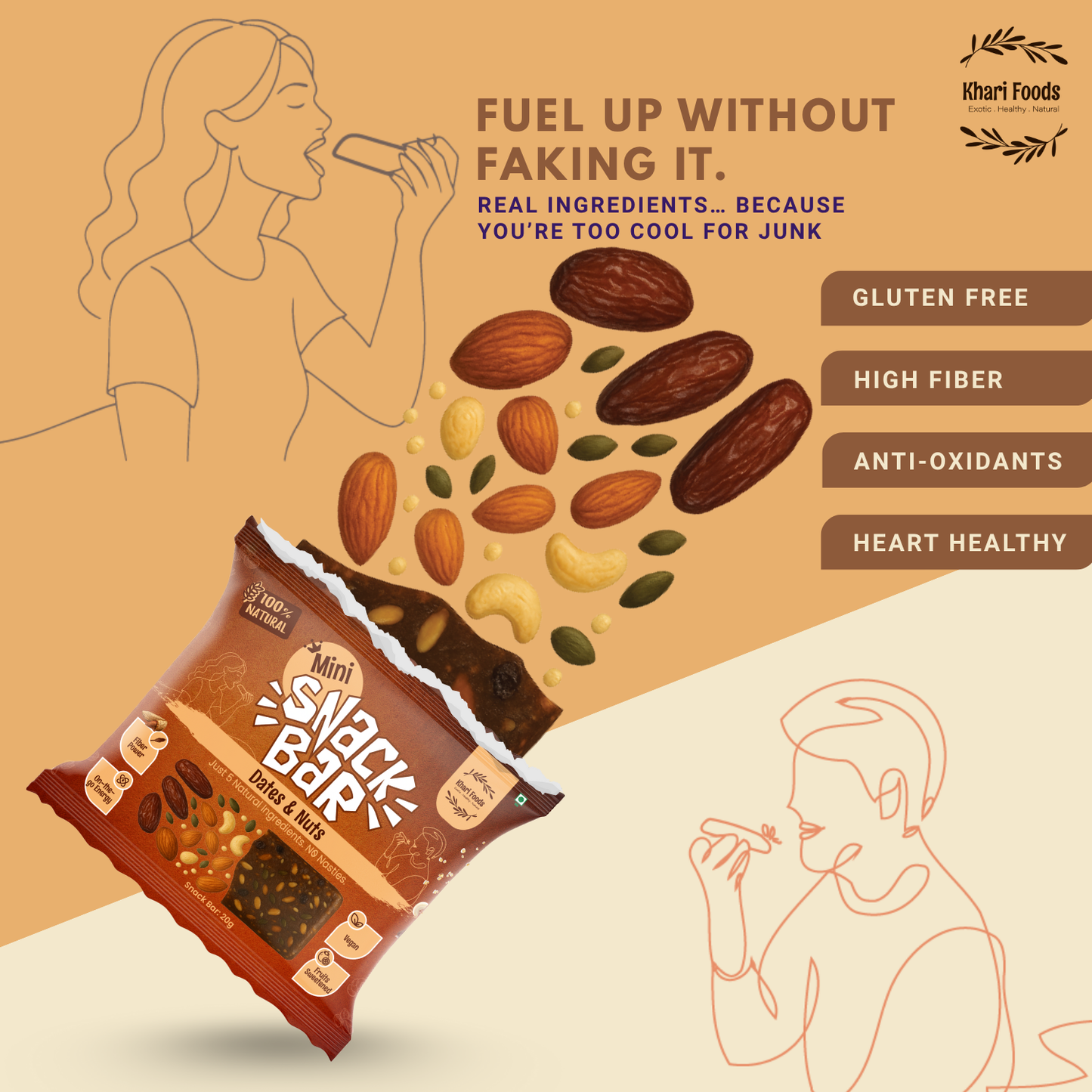 Mini Snack Bar - Dates & Nuts