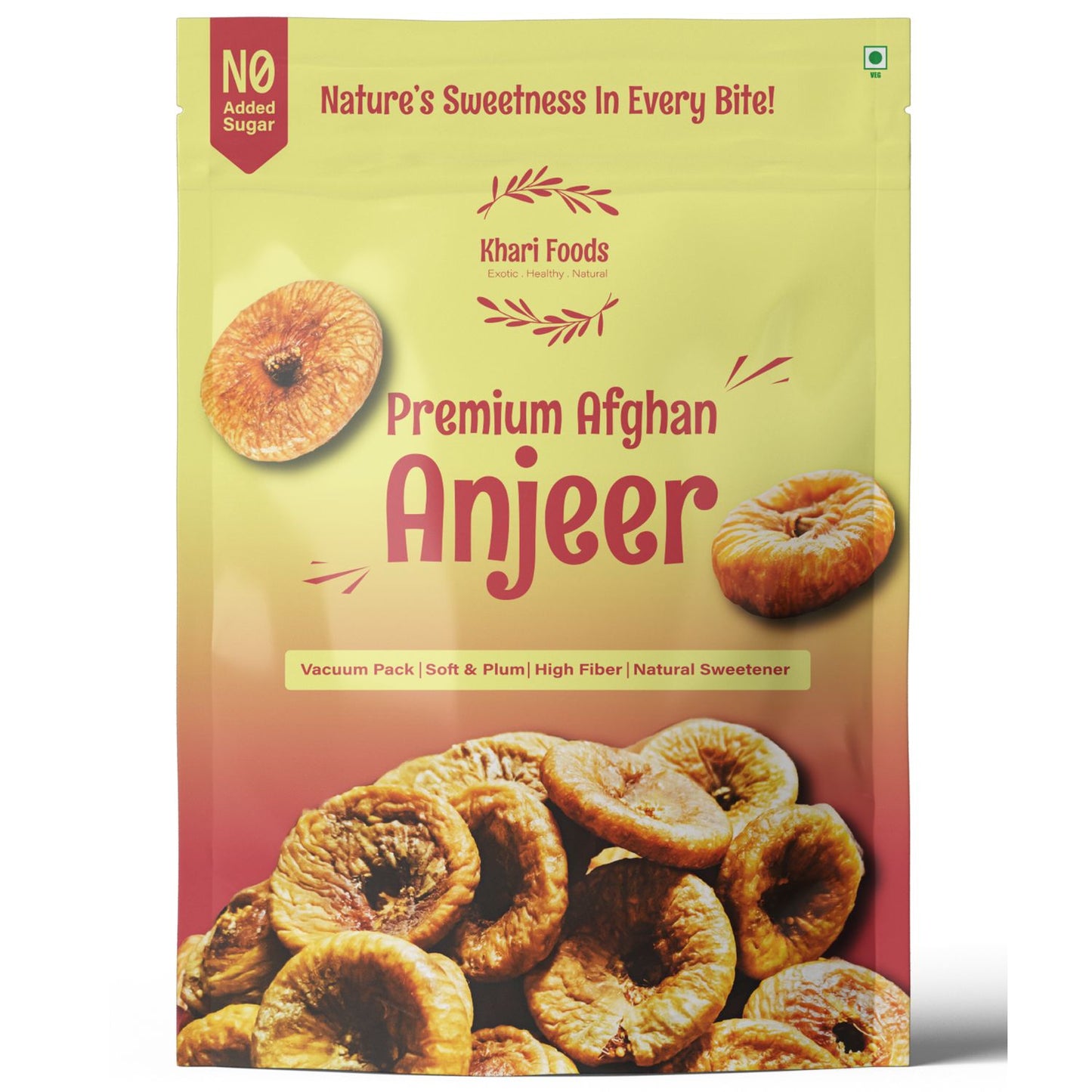 Premium Afghan Figs Anjeer (Vacuum Sealed)