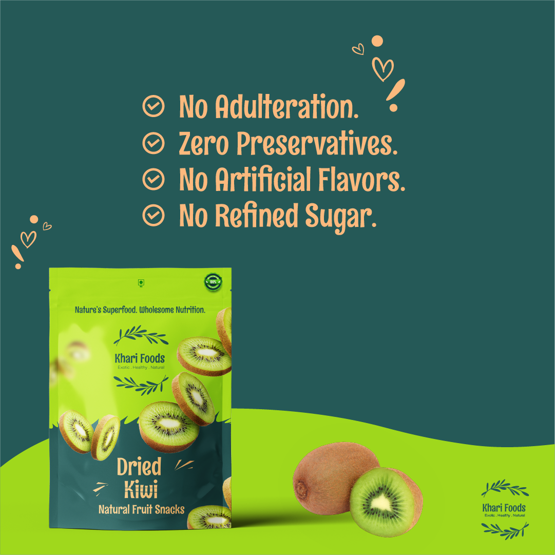 Premium Dried Kiwi 200g, Dehydrated Fruits
