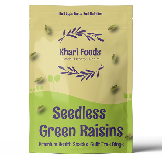 Premium Dried Seedless Green Raisins