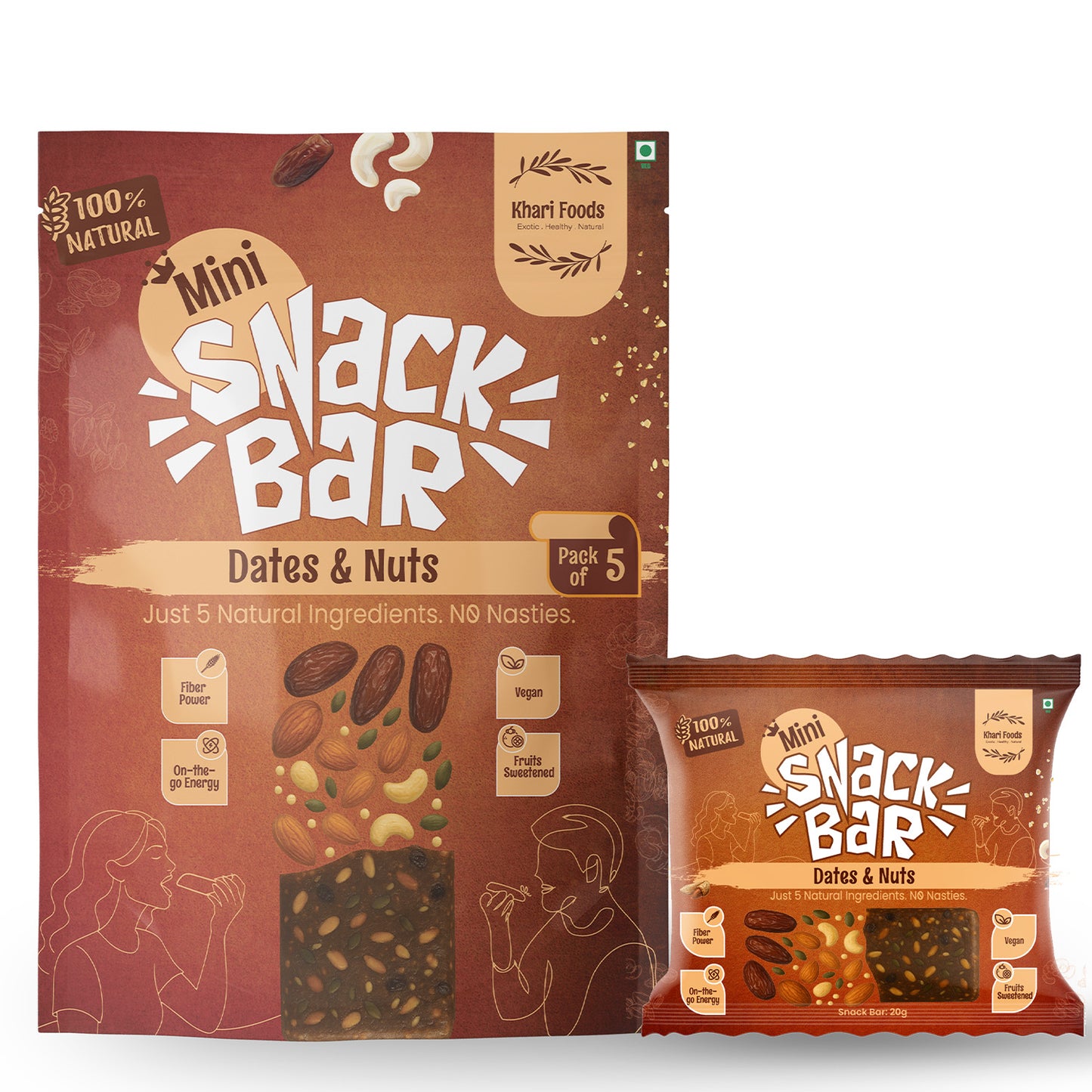 Mini Snack Bar - Dates & Nuts