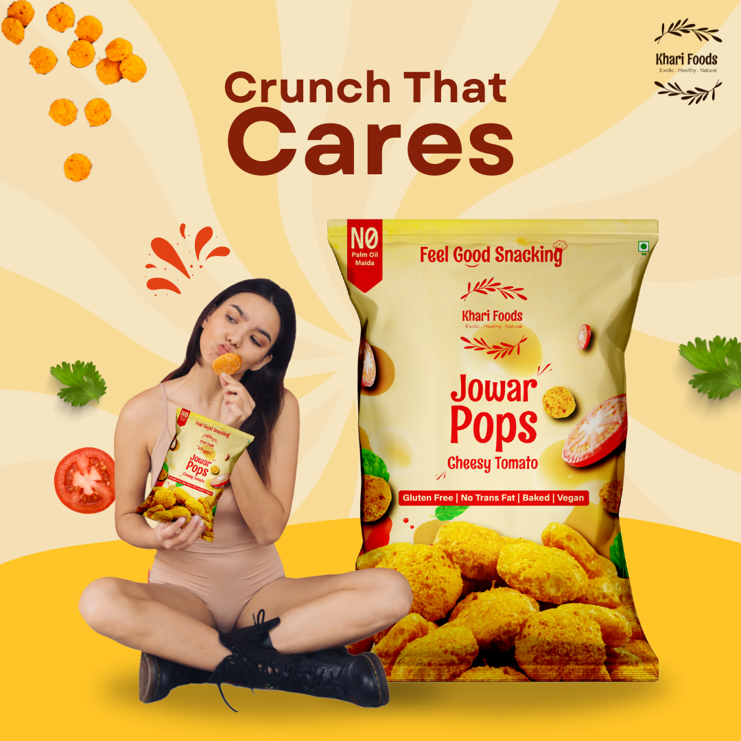 Jowar Pops - Tomato Cheese 50g