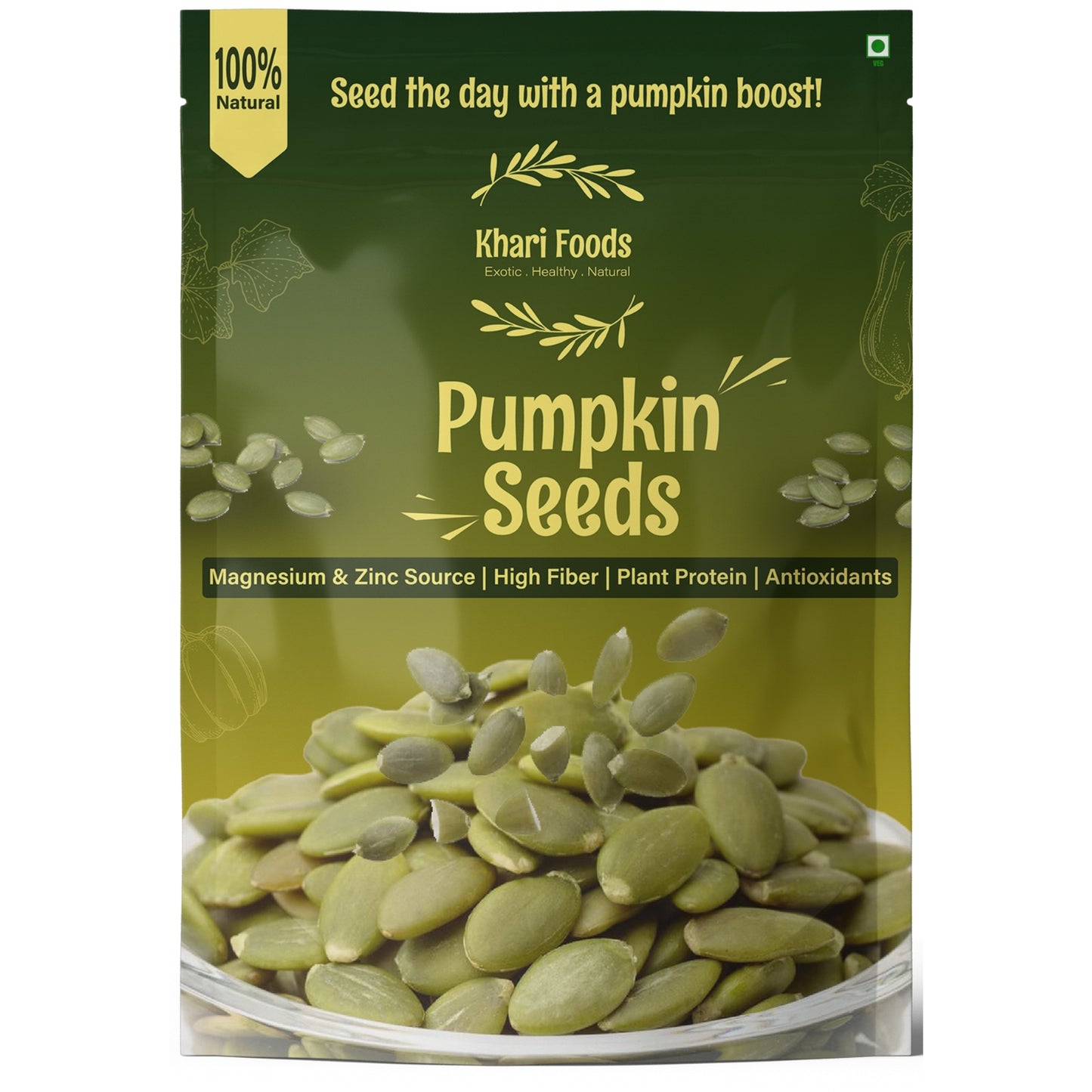 Organic Raw Pumpkin Seeds 500g