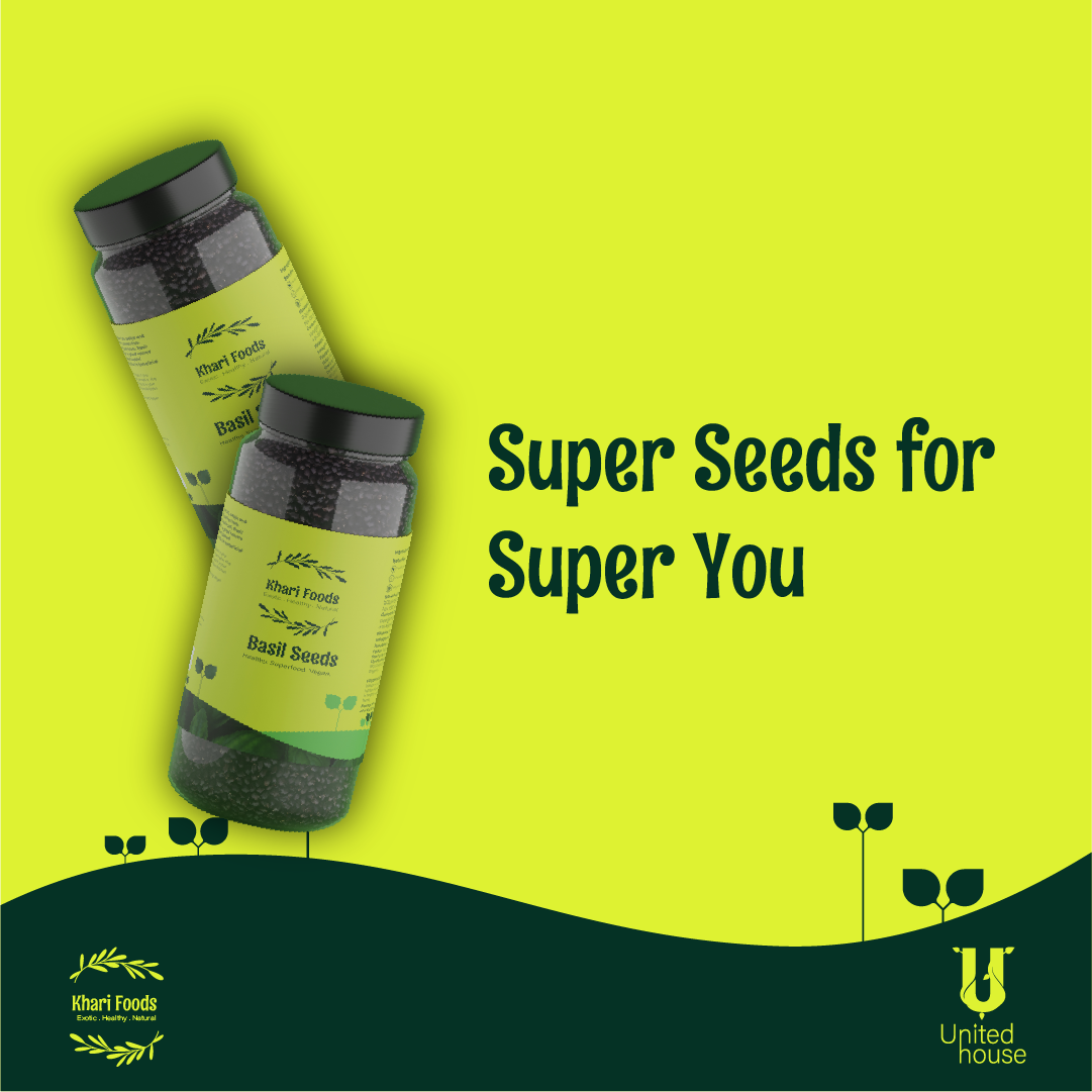 Organic Basil / Sabja Seeds - 500g
