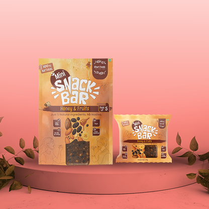 Mini Snack Bars - Honey & Fruits