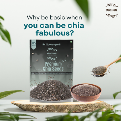 Organic Chia Seeds, High Fibre