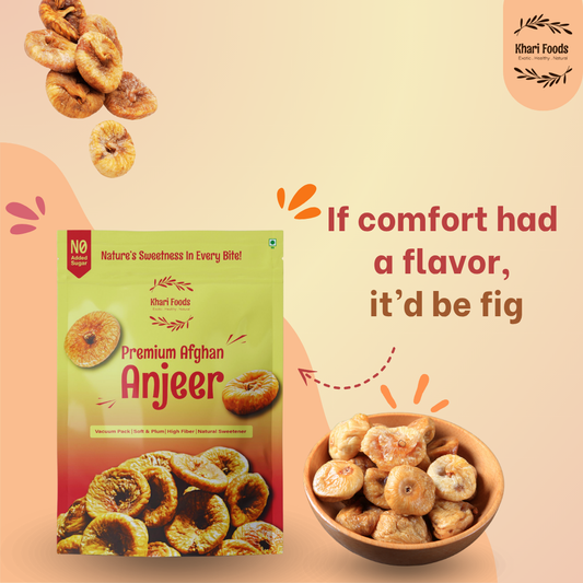 Premium Afghan Figs Anjeer (Vacuum Sealed)