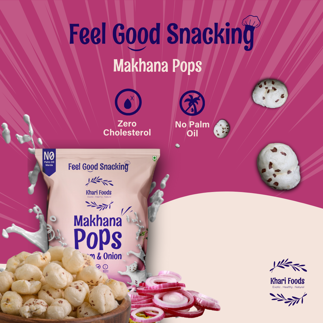 Makhana Pops 25g - Cream n Onion