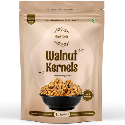 Premium Walnut Kernels, Akhrot Giri (Vacuum Sealed)