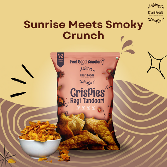 Tandoori Ragi Crispies 100g, No Palm Oil