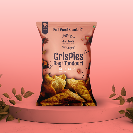 Ragi Crispies 50g - Tandoori Flavour, No Palm Oil