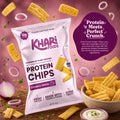 Protein Chips Cream & Onion – High Protein Snack, Pack of 4