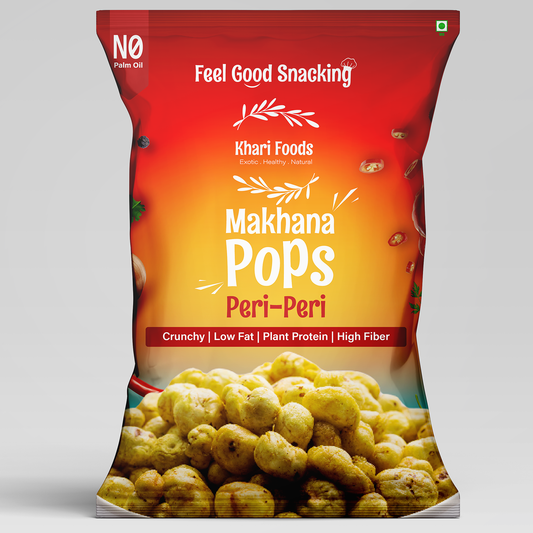 Makhana Pops 25g - Peri Peri, No Palm Oil