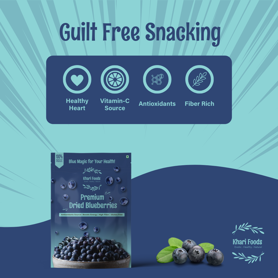 Premium Dried Blueberries 150g