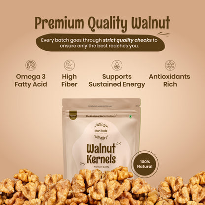 Premium Walnut Kernels, Akhrot Giri (Vacuum Sealed)
