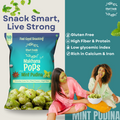 Roasted Makhana 50g | Mint Pudina Protein Snack