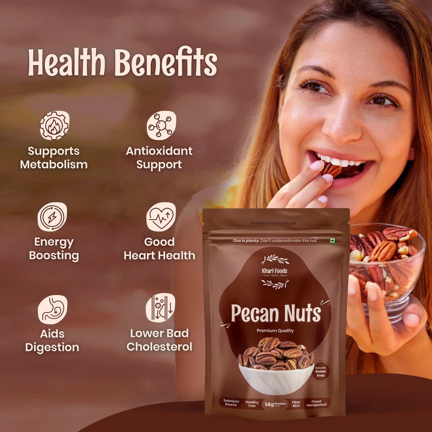 Pecan Nuts, 150g