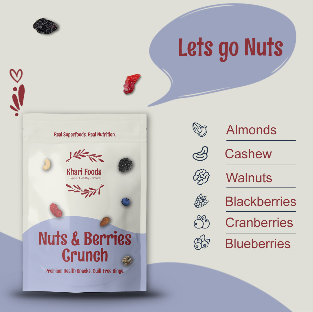 Nuts Berries Mix, Very Berry Crunch Combo 250g x 2