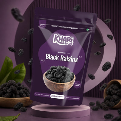 Dried Black Afghan Raisins
