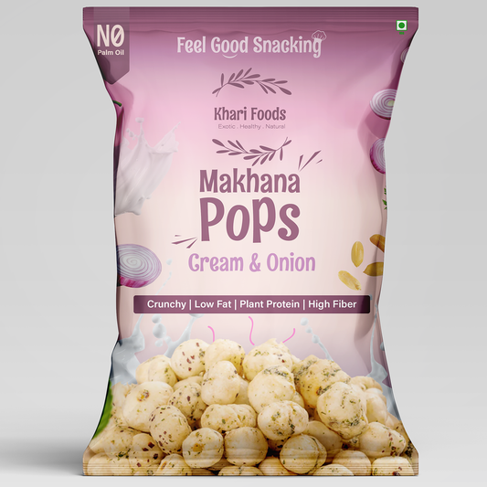 Makhana Pops 50g - Cream n Onion