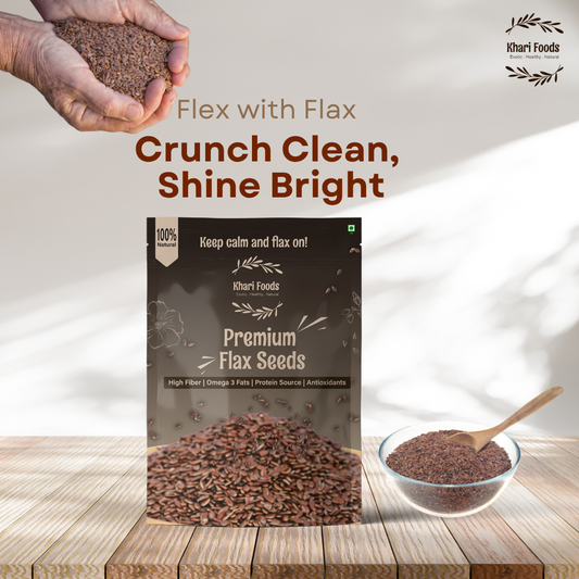 Organic Raw Flax Seeds, Alsi Beej