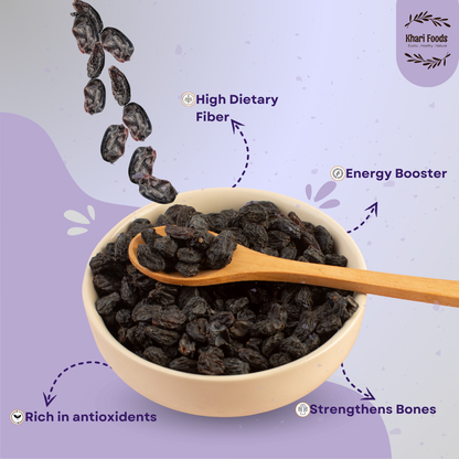 Dried Black Afghan Raisins