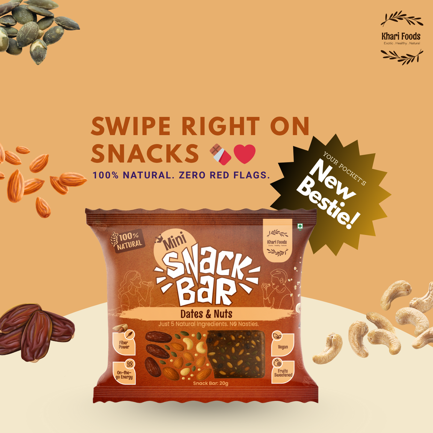 Mini Snack Bar - Dates & Nuts