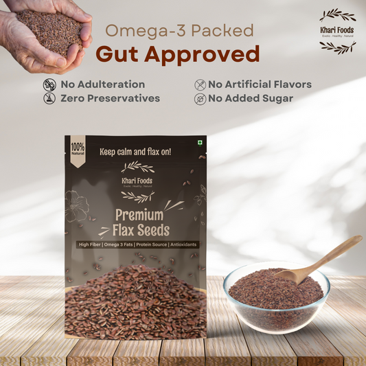 Organic Raw Flax Seeds, Alsi Beej