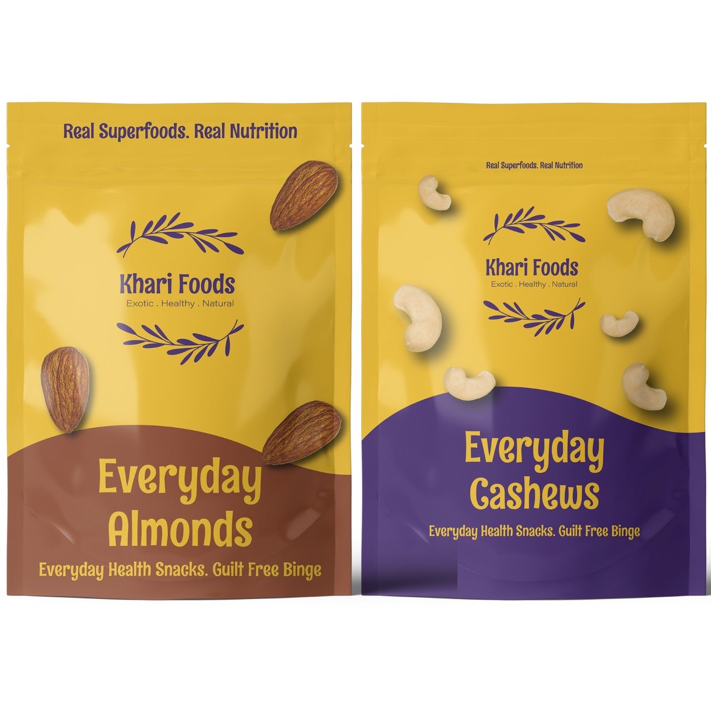 Almonds, Cashews Combo (500g x 2)