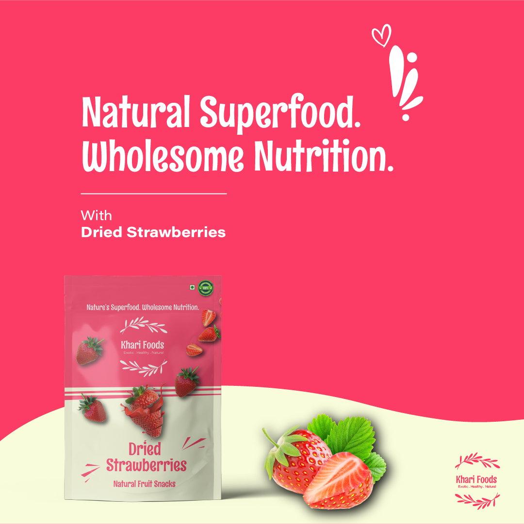 Dried Strawberries 200g, Dehydrated Fruits