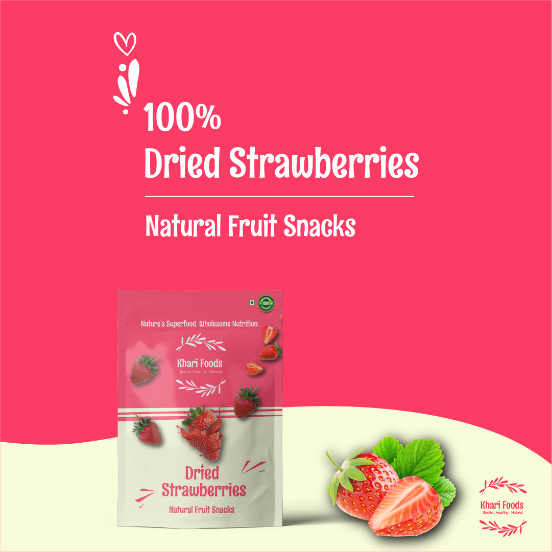 Dried Strawberries 200g, Dehydrated Fruits