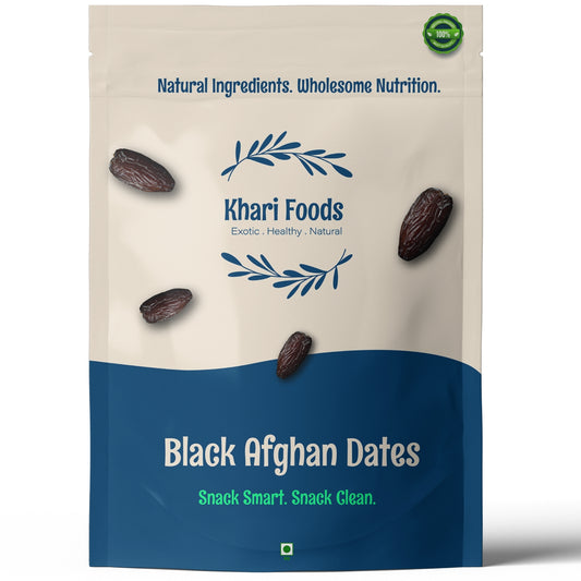 Premium Black Afghan Dates, High Fibre