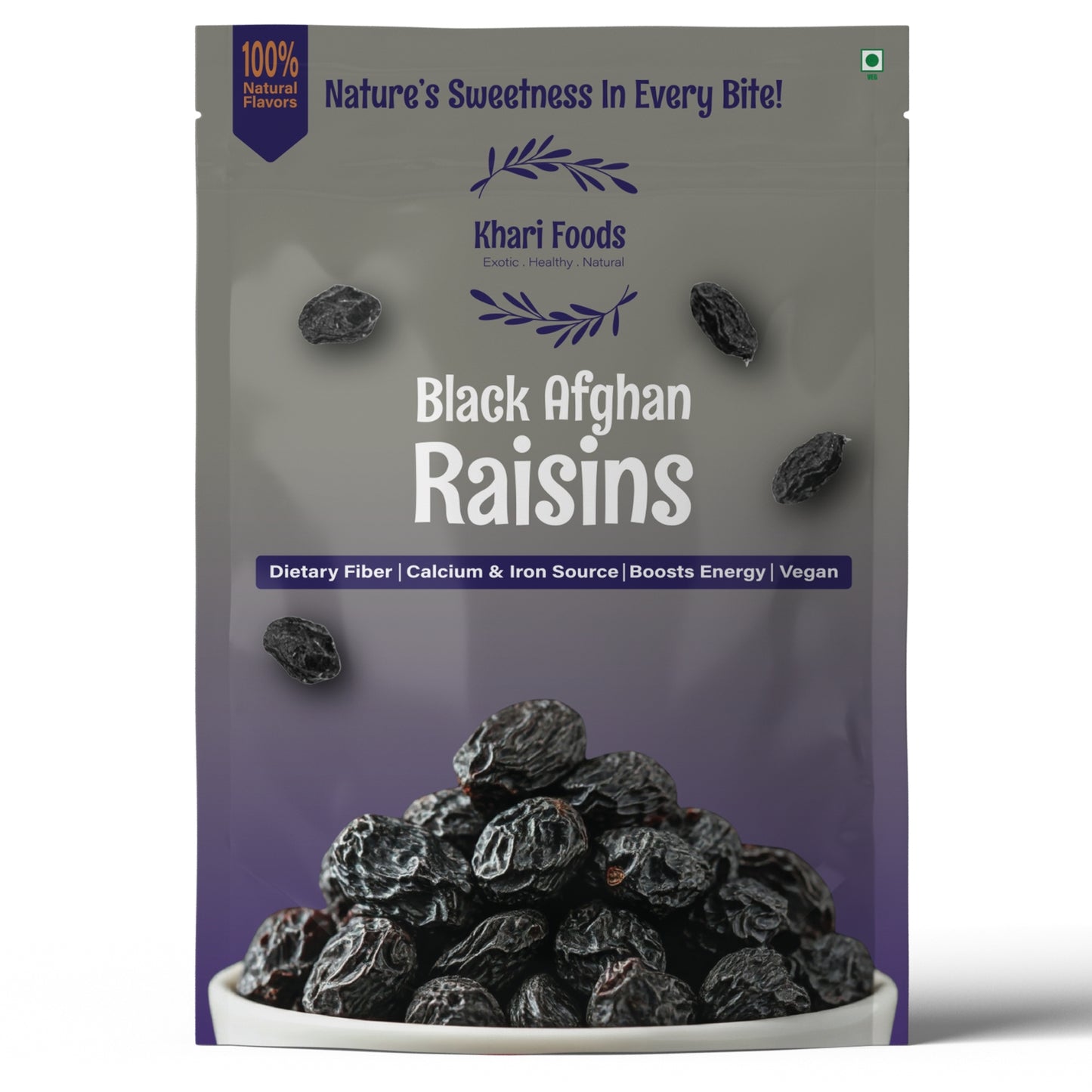 Dried Black Afghan Raisins