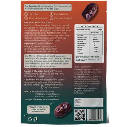 Original Premium Kimia Dates, No Added Sugar