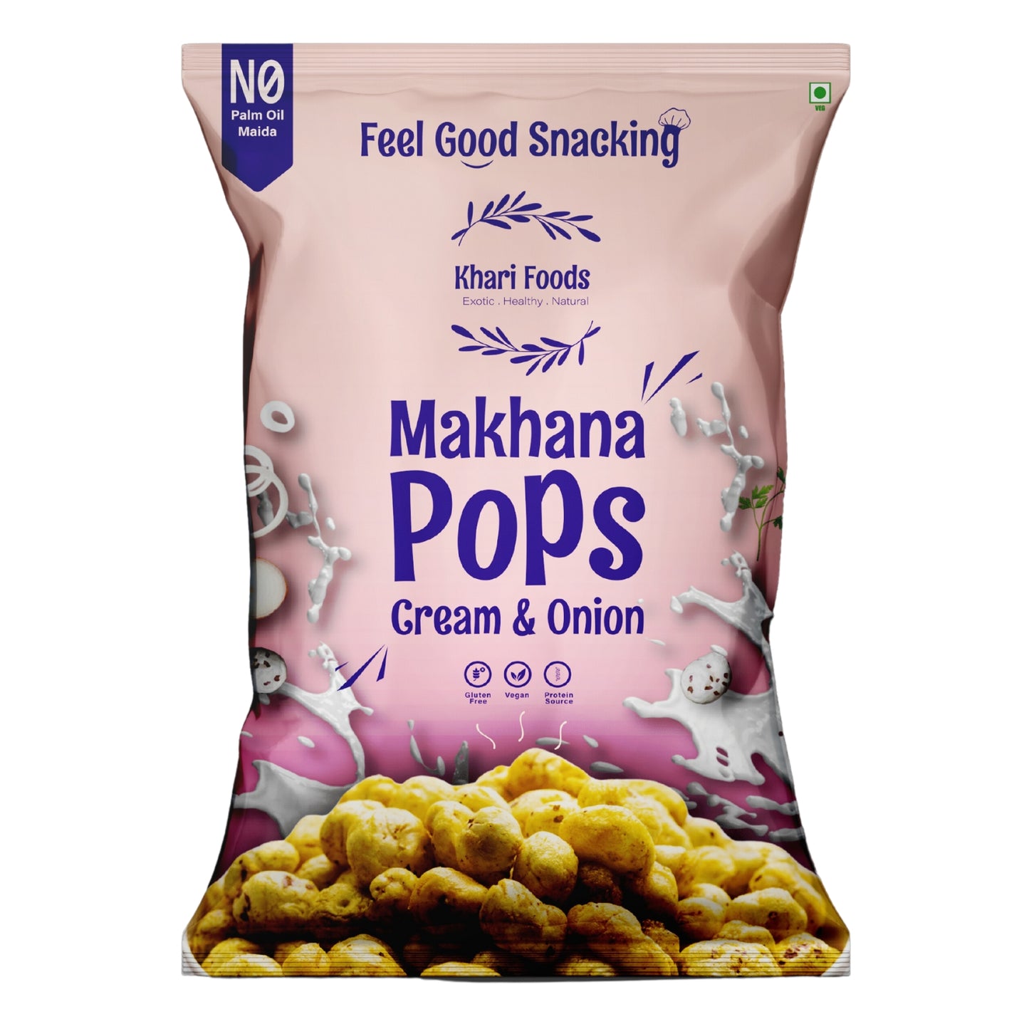 Makhana Pops 25g - Cream n Onion