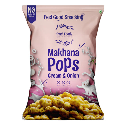 Makhana Pops 25g - Cream n Onion