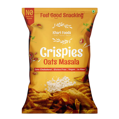 Oats Crispies 50g - Masala Flavour, No Palm Oil