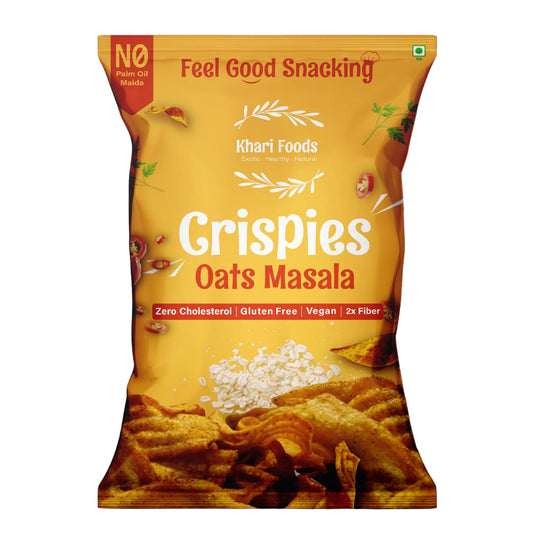 Oats Crispies 50g - Masala Flavour, No Palm Oil