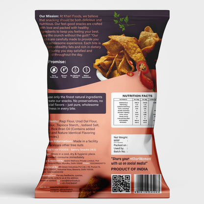 Tandoori Ragi Crispies 100g, No Palm Oil